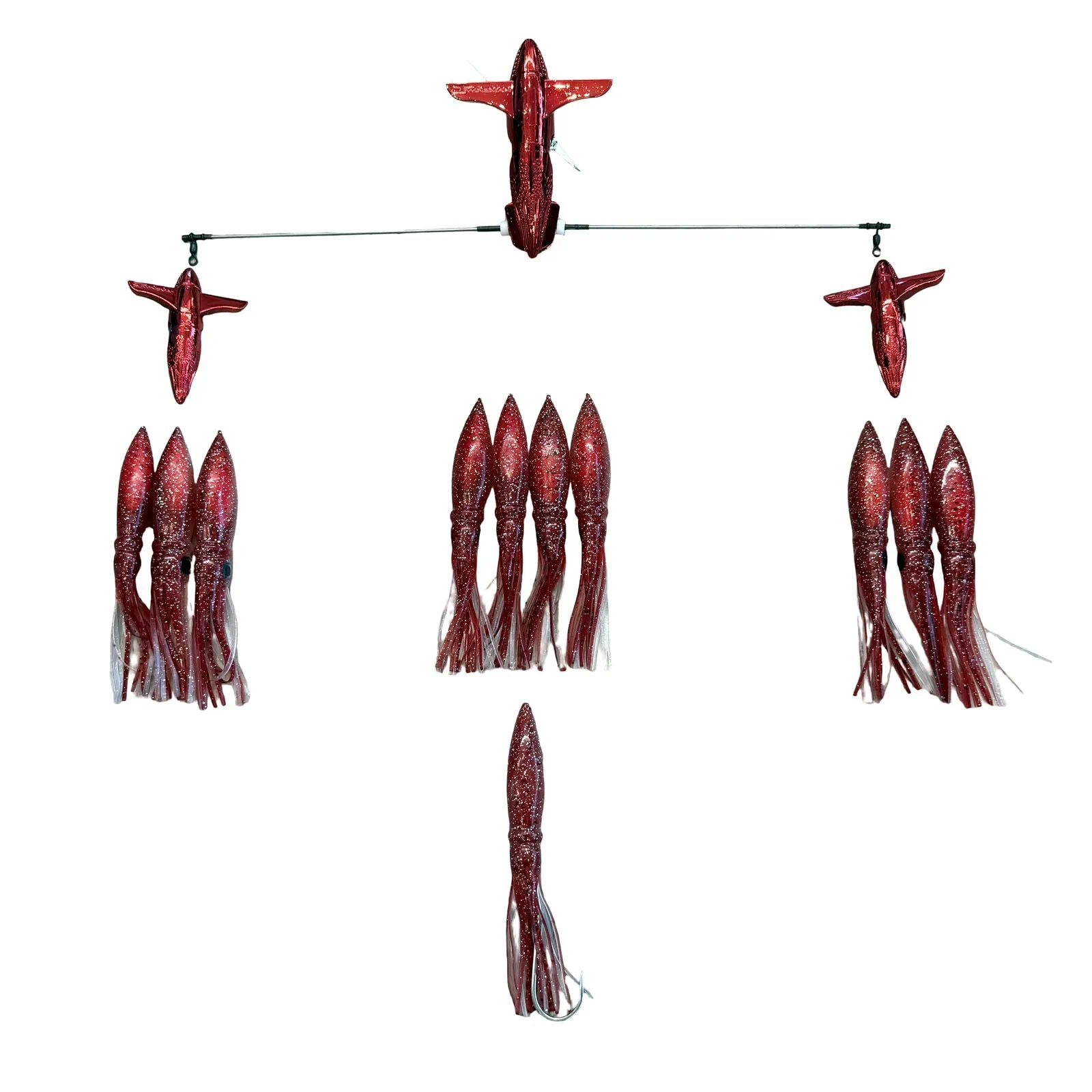 24″ Wingman Side Tracker® with 9″ Floating Shell Squid - Image 14