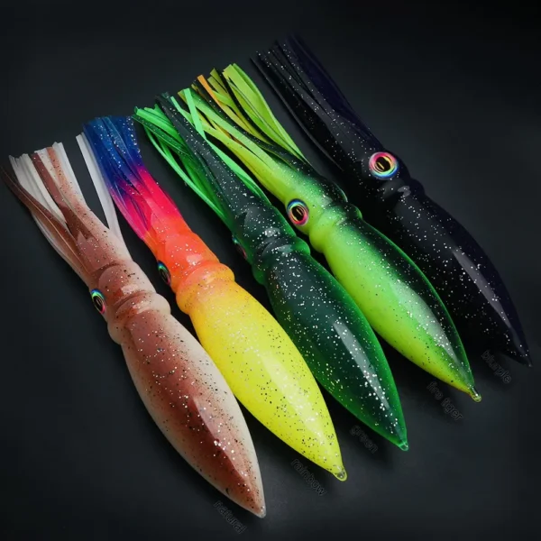Monster 9 Inch Shells 36″ Wingman Side Tracker® w/ 9″ Floating Shell Squid | Chatter Lures