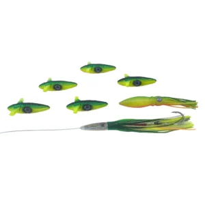 The Crazy Wingman Daisy Chain by ChatterLures — color Zucchini