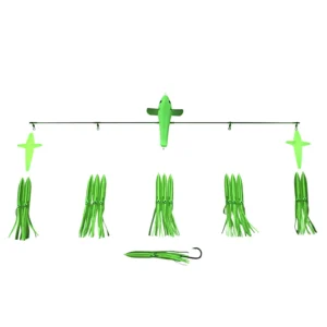 Carlson Offshore 36" Splash Bar w/7" Fuku Squid