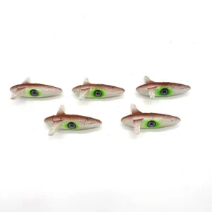 Five Wingman Teaser Birds in Calamari color arranged together