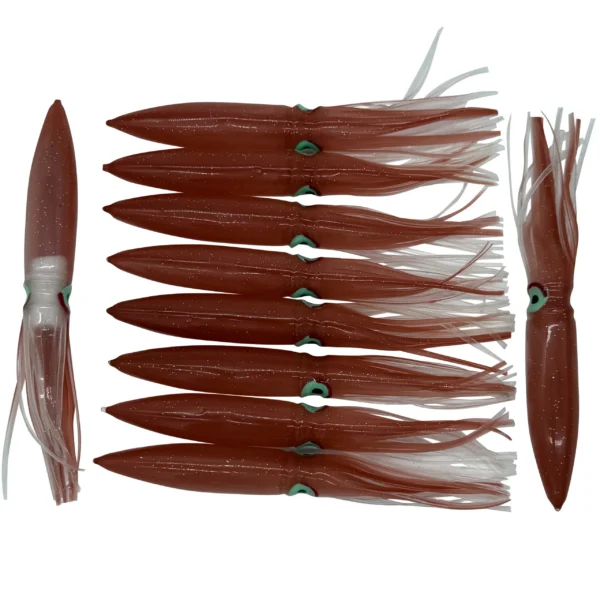 Carlson Offshore 7″ Fuku Squid (Pack of 10) | ChatterLures