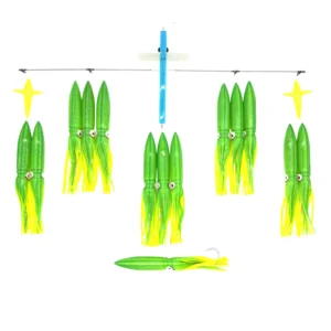 Carlson Offshore 36" Ultimate Bird Bar w/13" Fuku Squid - Zucchini