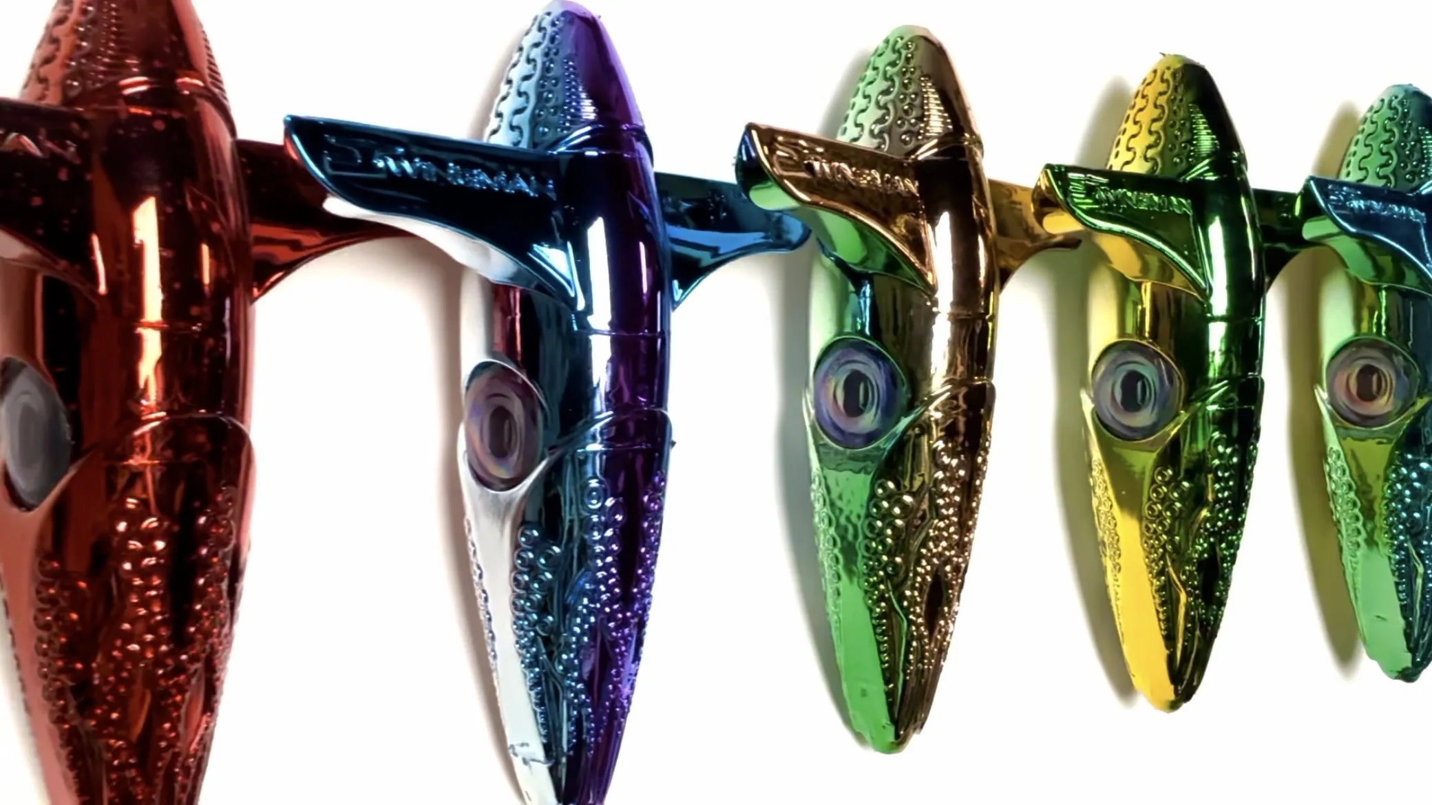 Chrome plated Wingman trolling birds.